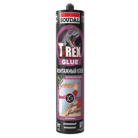 Клей монтажный Soudal T-Rex быстросохнущий