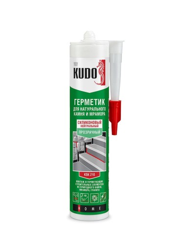 Герметик силиконовый для натурального камня и мрамора Kudo