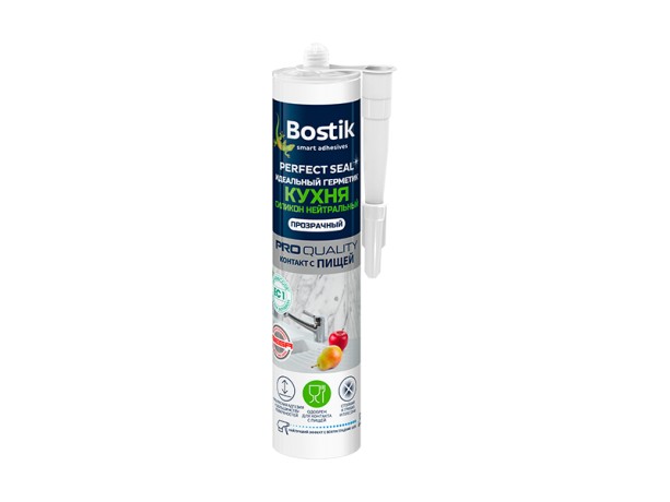 Герметик силиконовый нейтральный Bostik Perfect Seal Кухня Силикон Нейтральный