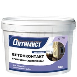 Грунтовка Оптимист G109 бетонконтакт сцепляющая
