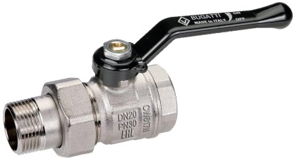 Кран шаровой с полусгоном Bugatti