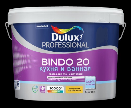 Краска для кухни и ванной Luxium [Dulux] Professional Bindo-20
