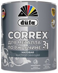 Грунт-эмаль по ржавчине 3 в 1 Dufa Correx