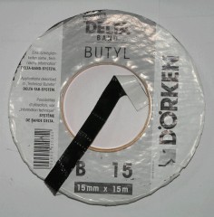 Лента двусторонняя, армированная, самоклеящаяся соединительная Delta Butyl Band B 15