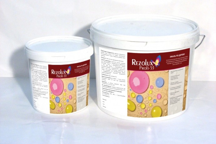 Краска на водной основе для дерева Rezolux Profi-53