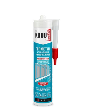 Герметик силиконовый стекольный универсальный Kudo