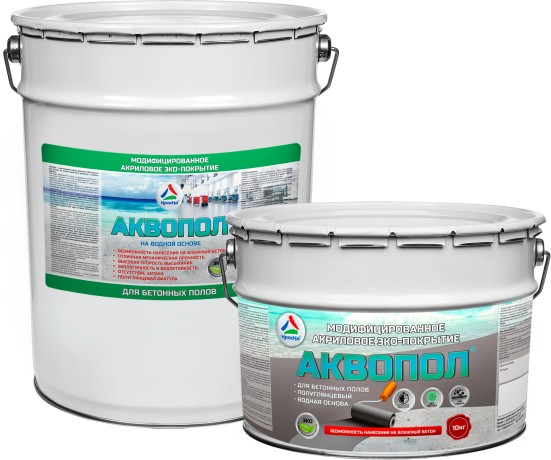 Краска акриловая по бетону Краско Аквопол