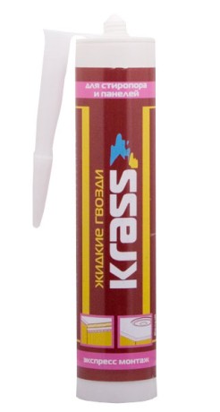 Клей монтажный [жидкие гвозди] Krass для стиропора и панелей