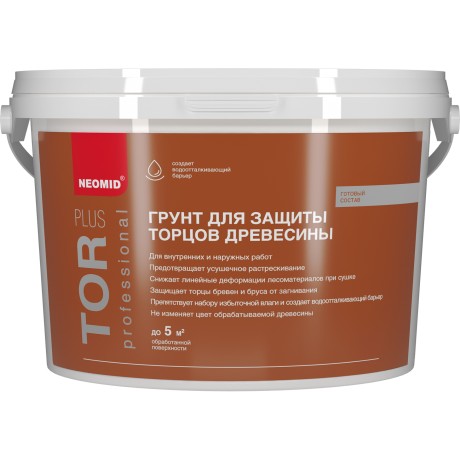Грунт для защиты торцов древесины Neomid Tor Plus