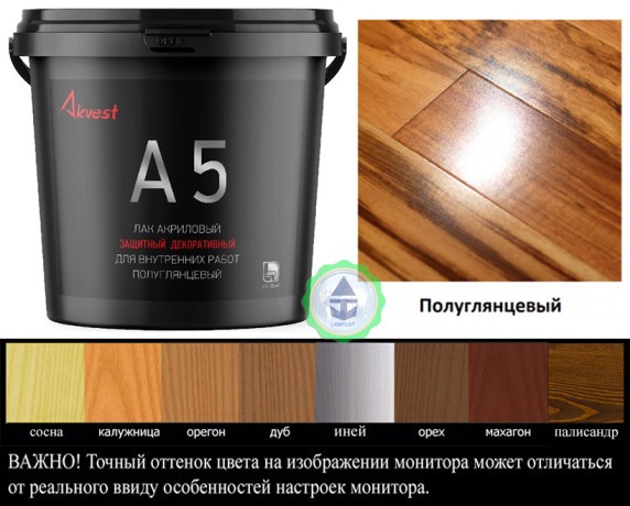 Лак акриловый Аквест-5 Мастер