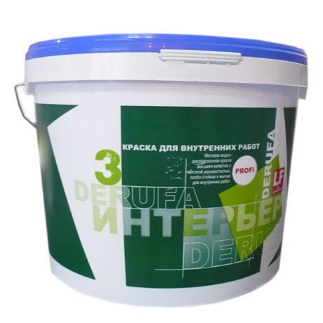 Краска интерьерная акриловая Derufa Интерьер-3