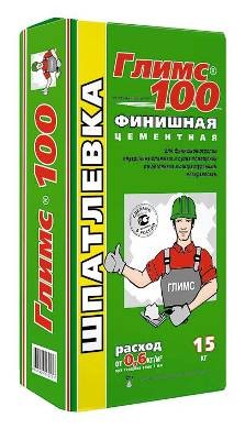 Шпаклёвка финишная гипсовая GLIMS 100