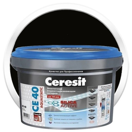 Затирка эластичная водоотталкивающая Ceresit CE 40 Aquastatic