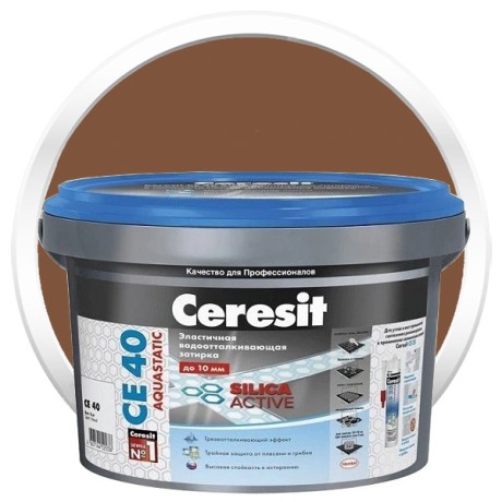 Затирка эластичная водоотталкивающая Ceresit CE 40 Aquastatic