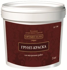 Грунт-краска Оптимист Элит D738 для внутренних работ