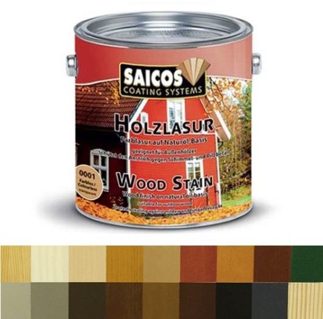 Защитная лазурь Saicos Holzlasur
