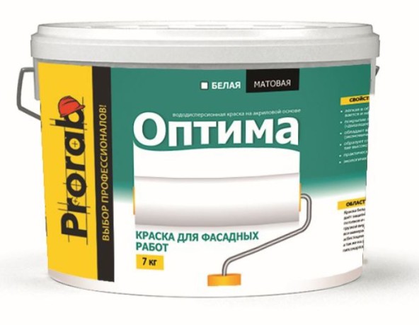 Краска фасадная Prorab Оптима