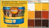 Пропитка декоративная для защиты древесины Омнитекс