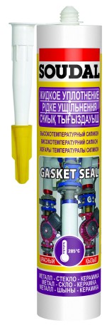 Герметик силиконовый высокотемпературный Soudal Gasket Seal