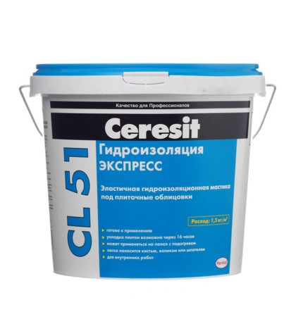Мастика эластичная гидроизоляционная Ceresit CL 51