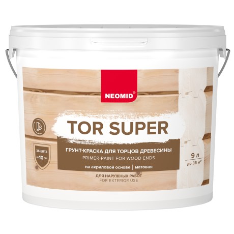 Грунт-краска для торцов древесины Neomid Tor Super база А