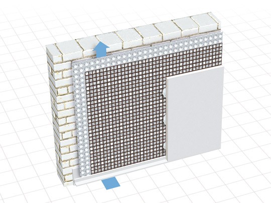 Мембрана для ремонта влажных помещений Delta PT