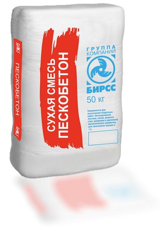 Пескобетон М500 Бирсс 64