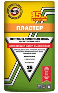 Смесь гипсовая Юнис Пластер