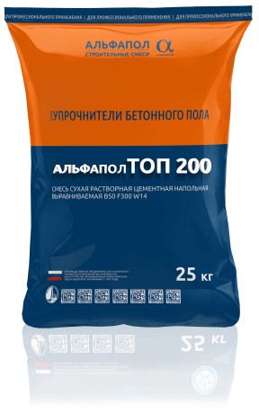 Топпинг для бетонных полов Альфапол ТОП 200 АС