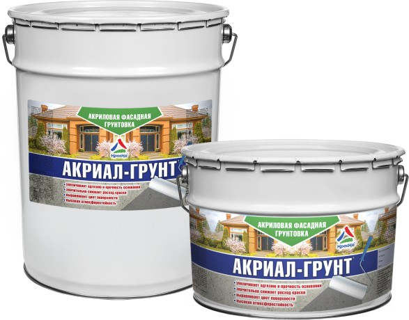 Грунтовка фасадная Краско Акриал Грунт