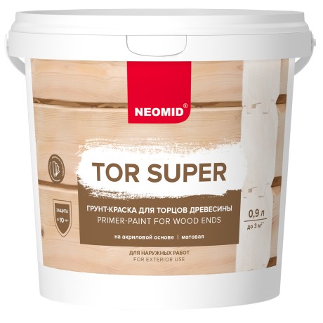 Грунт-краска для торцов древесины Neomid Tor Super база С
