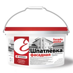 Шпаклевка фасадная Ecoroom Fasade Pasta