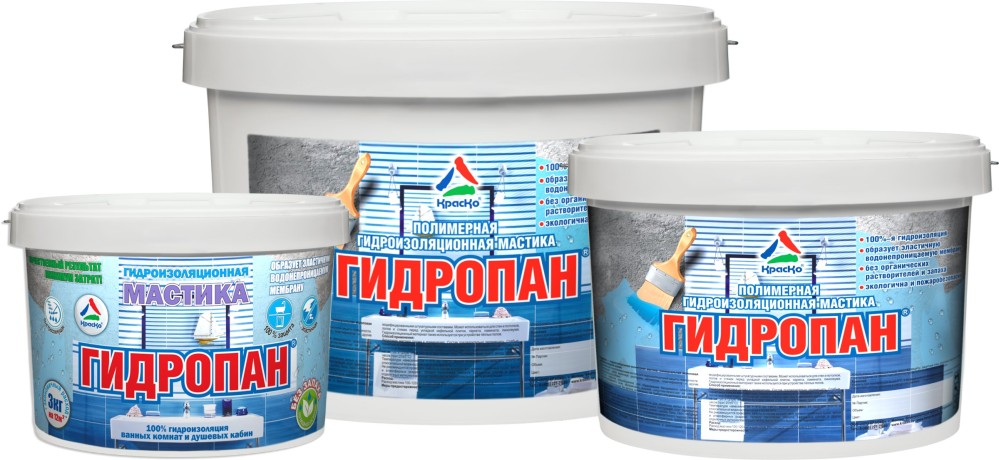 Мастика гидроизоляционная Краско Гидропан