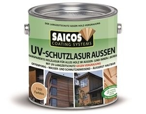 Покрытие для древесины Saicos UV-Schutzlasur Aussen