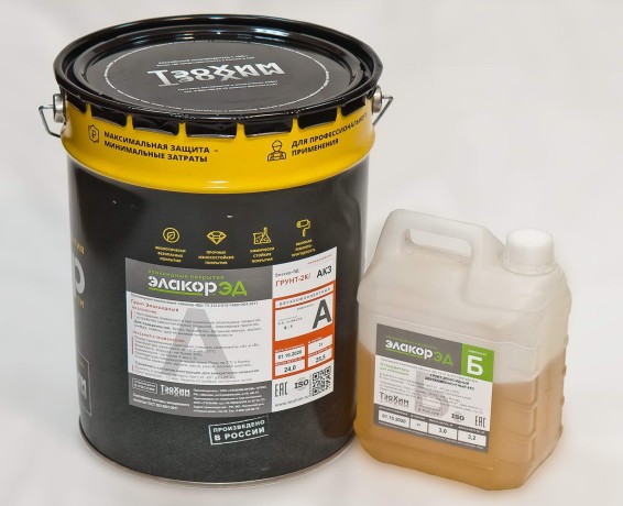 Грунт-эмаль эпоксидная антикоррозионная Элакор-ЭД Грунт-АКЗ