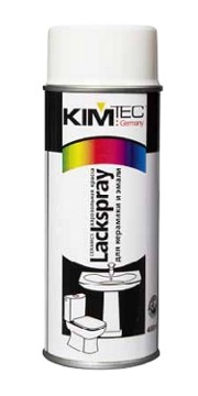 Краска аэрозольная KIM TEC для керамики и эмали