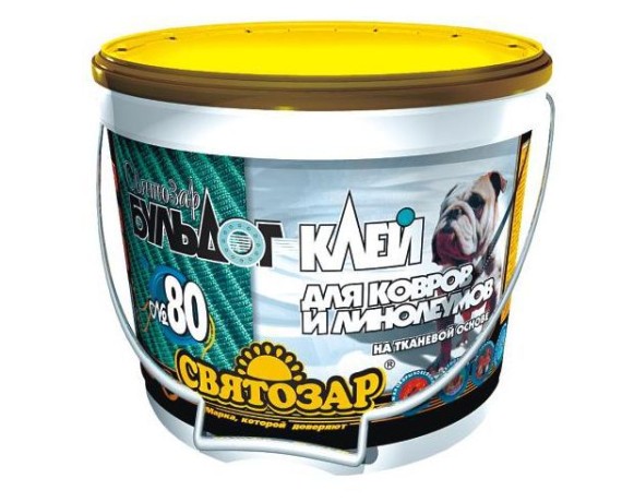 Клей для напольных покрытий Святозар 80 Бульдог