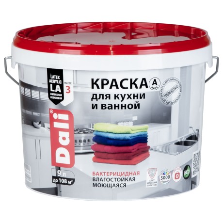 Краска для кухни и ванной Dali