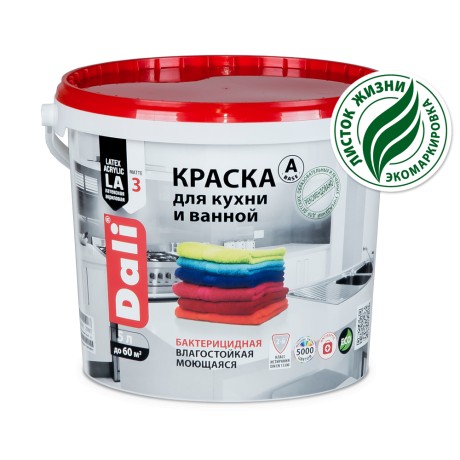 Краска для кухни и ванной Dali