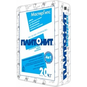 Шпатлевка на гипсовой основе Плитонит Мастер Гипс
