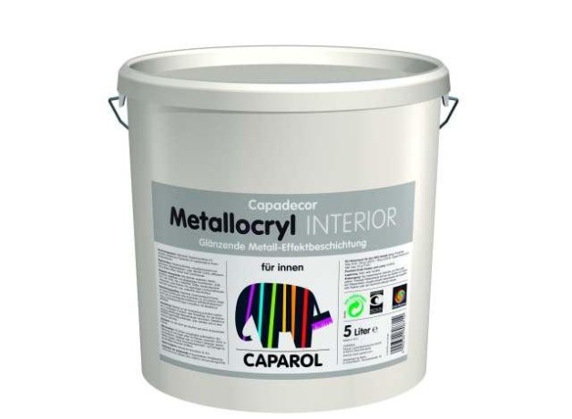 Краска для внутренних работ Caparol Capadecor Metallocryl INTERIOR