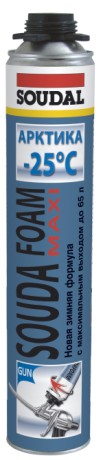 Пена монтажная пистолетная Soudal Soudafoam Maxi 70 Arctic