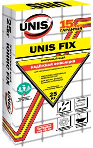 Клей плиточный Юнис Fix