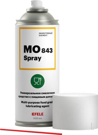 Масло универсальное Efele MO-843 Spray с пищевым допуском NSF 3H и H1