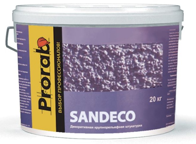 Краска фактурная Prorab Sandeco
