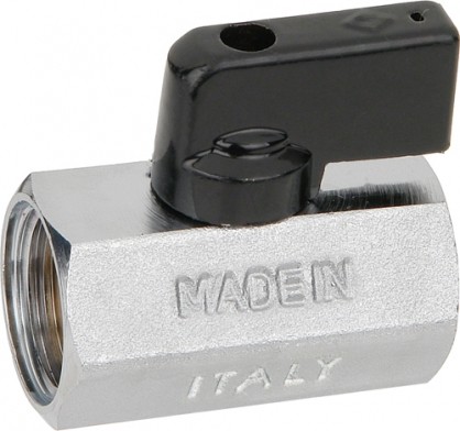 Кран шаровой Bugatti Mini редуцированный внутренняя-внутренняя резьба Арт. 800