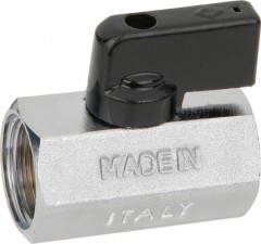 Кран шаровой Bugatti Mini редуцированный внутренняя-внутренняя резьба Арт. 800