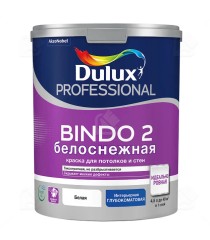 Краска белоснежная для потолков Luxium [Dulux] Professional Bindo-2