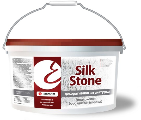 Штукатурка силиконовая Ecoroom Silkstone