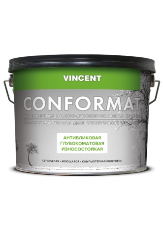 Краска для стен и потолков Vincent Conformat